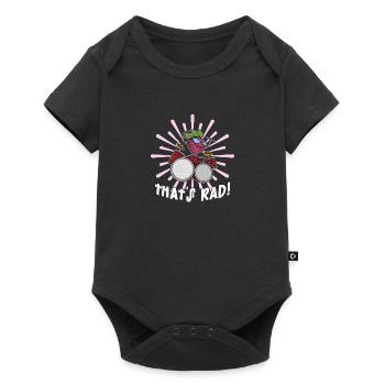 Radish Drums Garden Salad Vegan Vegetarian - Baby Premium short-sleeve bodysuit - black - Front