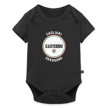 Italy Sardegna island Mediterranean holiday trip - Baby Premium short-sleeve bodysuit - black - Front