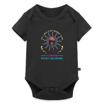 Neurologie Medizin Gehirn Facharzt Neuron - Baby Premium Kurzarmbody - Schwarz - Vorne
