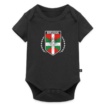 Basken Espana Patriotisch Euskal Herria Land - Baby Premium Kurzarmbody - Schwarz - Vorne
