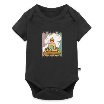 Sento Wellness Spa Entspannung Japan Tokio - Baby Premium Kurzarmbody - Schwarz - Vorne