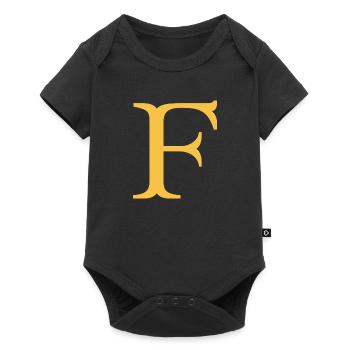 F - Baby Premium short-sleeve bodysuit - black - Front
