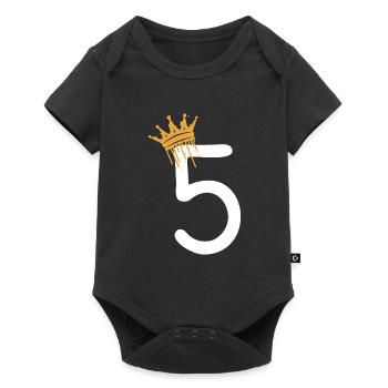 5 - Baby Premium short-sleeve bodysuit - black - Front