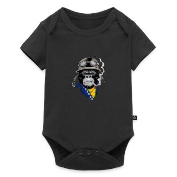 Bosnia Herzegovina - Baby Premium short-sleeve bodysuit - black - Front