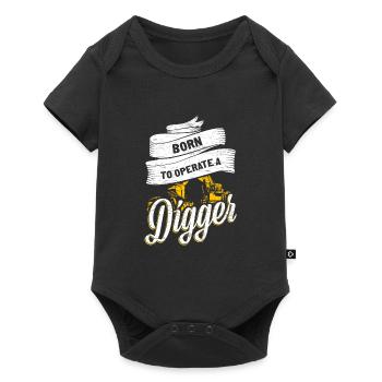 Pelles - Body à manches courtes Premium Bébé - noir - Devant