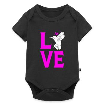 Hummingbird - Baby Premium short-sleeve bodysuit - black - Front