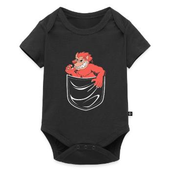 Loup-garou - Body à manches courtes Premium Bébé - noir - Devant