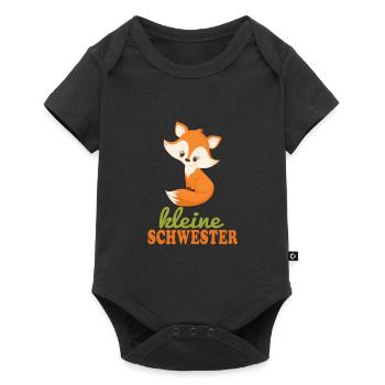 big sister fox - Baby Premium short-sleeve bodysuit - black - Front