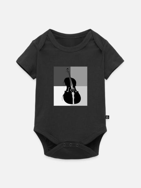 Cello - Baby Premium Kurzarmbody - Schwarz