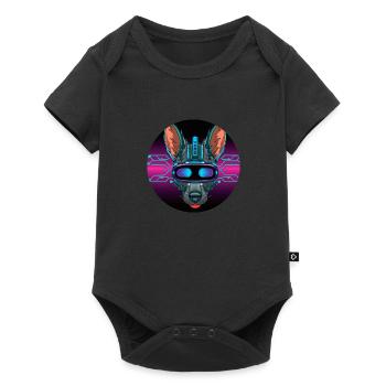 Stylish dog - Baby Premium short-sleeve bodysuit - black - Front
