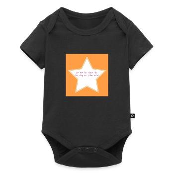 Tu es l’étoile qui cherche le chemin de l’amour - Body à manches courtes Premium Bébé - noir - Devant