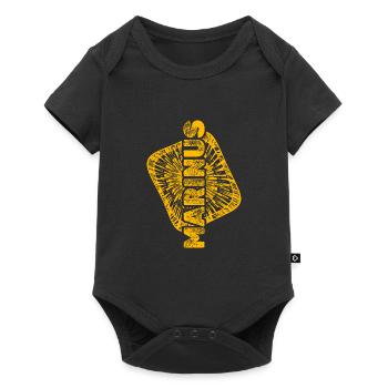 Marinsu - Baby Premium short-sleeve bodysuit - black - Front