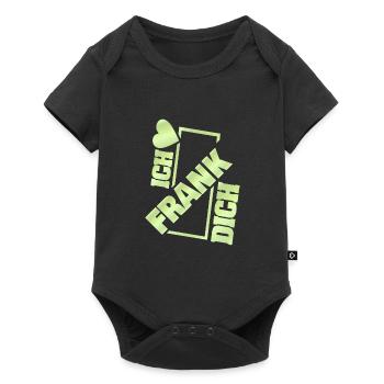 Frank - Baby Premium Kurzarmbody - Schwarz - Vorne