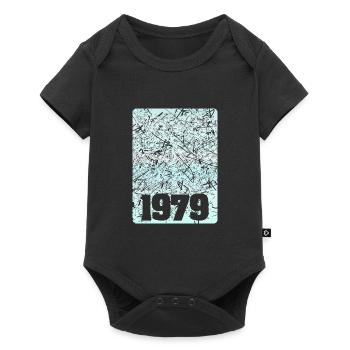 Numéro 1979 - Body à manches courtes Premium Bébé - noir - Devant