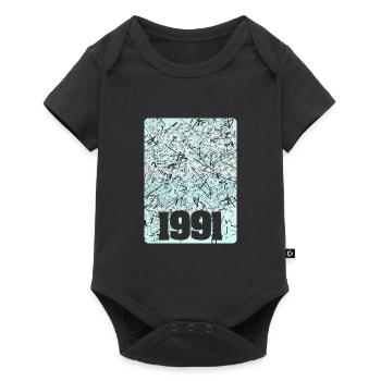 Number 1991 - Baby Premium short-sleeve bodysuit - black - Front