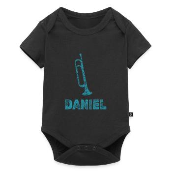 Daniel - Baby Premium short-sleeve bodysuit - black - Front