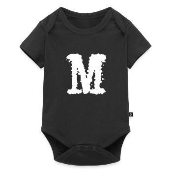 M - Baby Premium Kurzarmbody - Schwarz - Vorne