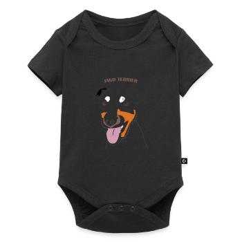 OBV – Jagd terrier #3 - Body à manches courtes Premium Bébé - noir - Devant