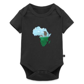 SOUTH AFRICA SOUTH ANIMALS NATURE LIFE MUSIC MOTIF - Baby Premium short-sleeve bodysuit - black - Front