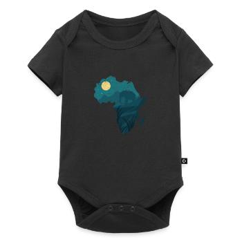 SOUTH AFRICA SOUTH ANIMALS NATURE COLORS AFRICA MOTIFS - Baby Premium short-sleeve bodysuit - black - Front