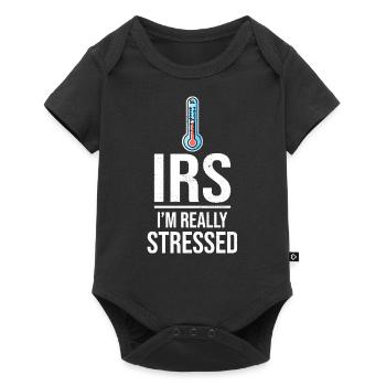 Tax Thermometer: IRS Stress Levels Rising - Baby Premium short-sleeve bodysuit - black - Front