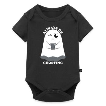 Boo Fantôme Drôle - Body à manches courtes Premium Bébé - noir - Devant