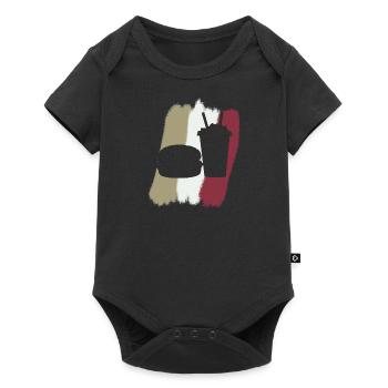 Snack Meal Fast Food - Baby Premium short-sleeve bodysuit - black - Front