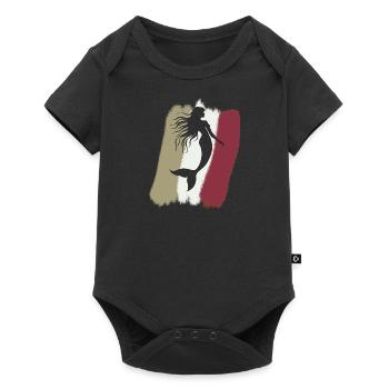 Sirène Marina Lamantin - Body à manches courtes Premium Bébé - noir - Devant