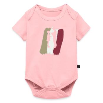 Grundschullehrer Grundschule Volksschule - Baby Premium Kurzarmbody - Rosa - Vorne