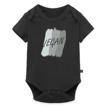 Vegan Organic - Baby Premium short-sleeve bodysuit - black - Front