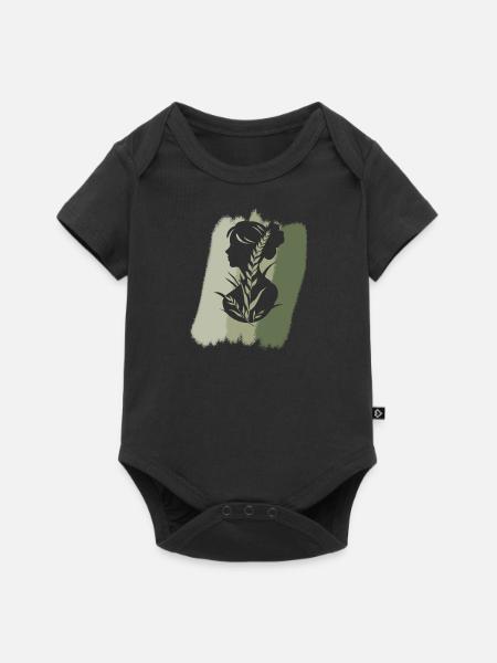 Veganerin Vegan - Baby Premium Kurzarmbody - Schwarz