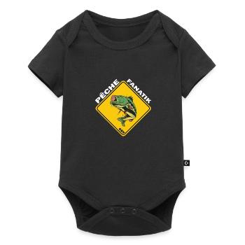 OBV - Pêche Fanatik – Poisson sautant - Body à manches courtes Premium Bébé - noir - Devant