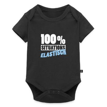 100% Situationselastisch - Partyspruch - Baby Premium Kurzarmbody - Schwarz - Vorne