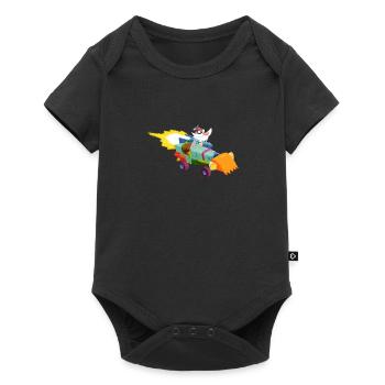 ProfPoff - Baby Premium short-sleeve bodysuit - black - Front