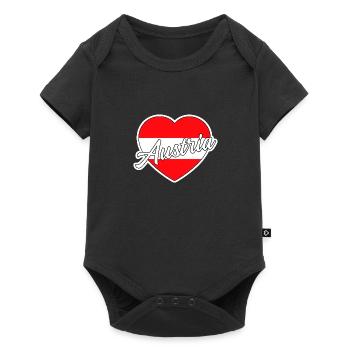 Austria - Baby Premium short-sleeve bodysuit - black - Front