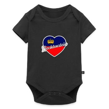 Liechtenstein - Baby Premium short-sleeve bodysuit - black - Front