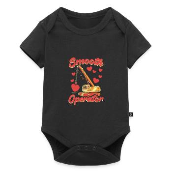 Smooth Operator - Baby Premium Kurzarmbody - Schwarz - Vorne