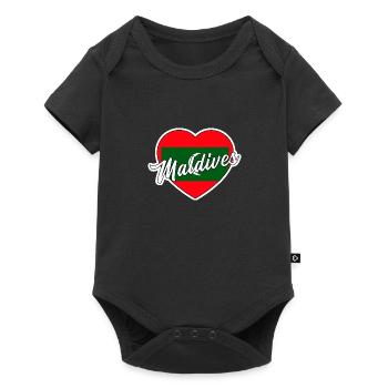 Maldives - Baby Premium short-sleeve bodysuit - black - Front