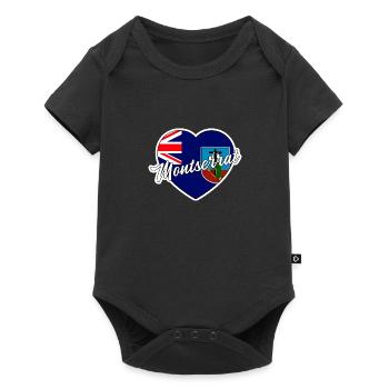 Montserrat - Baby Premium short-sleeve bodysuit - black - Front