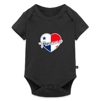 Panama - Baby Premium short-sleeve bodysuit - black - Front