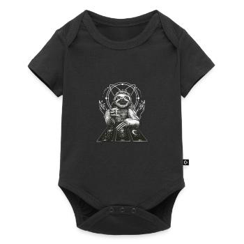 Lecteur de carte de Tarot paresseux Cool Tarot Cartomancie - Body à manches courtes Premium Bébé - noir - Devant