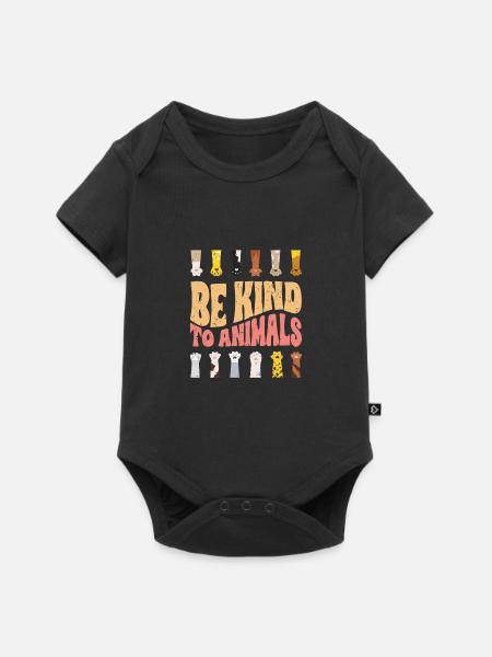 Be Kind To Animals Awesome Animal Rights Advocate - Baby Premium short-sleeve bodysuit - black