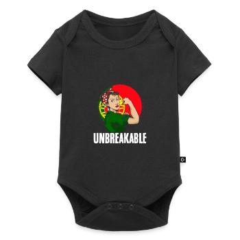 Cool Portuguese Woman Unbreakable Portugal - Baby Premium short-sleeve bodysuit - black - Front