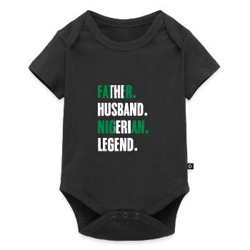 Super père mari légende nigériane pour - Body à manches courtes Premium Bébé - noir - Devant