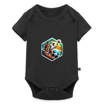 Gaga Ball Dodgeball Hexagon Pit Sport Team Game - Baby Premium short-sleeve bodysuit - black - Front