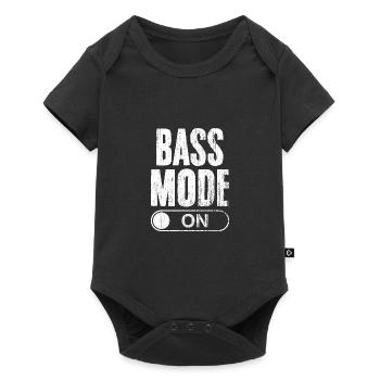 Mode basse sur drôle directeur de musique choriste chanteur - Body à manches courtes Premium Bébé - noir - Devant