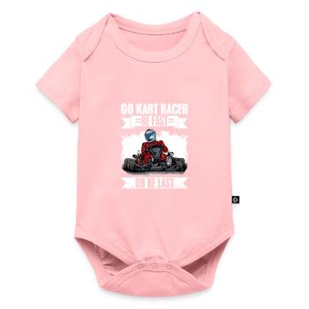Soyez rapide ou soyez le dernier coureur de karting drôle Un karting - Body à manches courtes Premium Bébé - rose - Devant