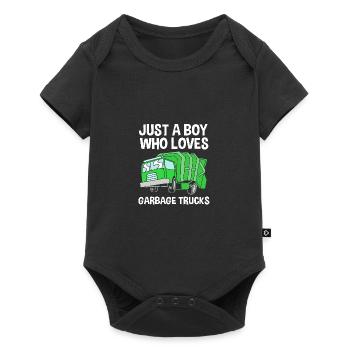 Construction Trailer Construction Site Vehicle Children's Birthday Party - Baby Premium short-sleeve bodysuit - black - Front