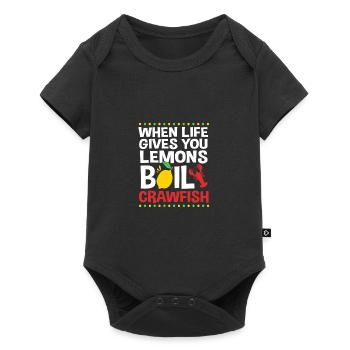 Crab - Baby Premium short-sleeve bodysuit - black - Front