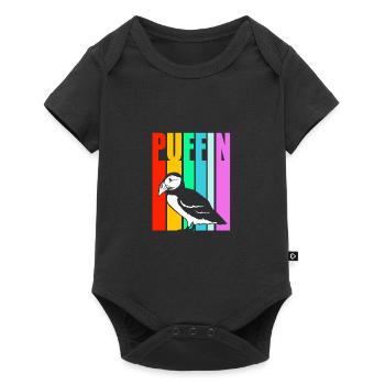 Papageientaucher Puffin - Baby Premium short-sleeve bodysuit - black - Front